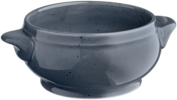 bulionówka Alessia; 450ml, 11.5x6.5 cm (ØxW); szary; okrągły; 6 sztuka / opakowanie