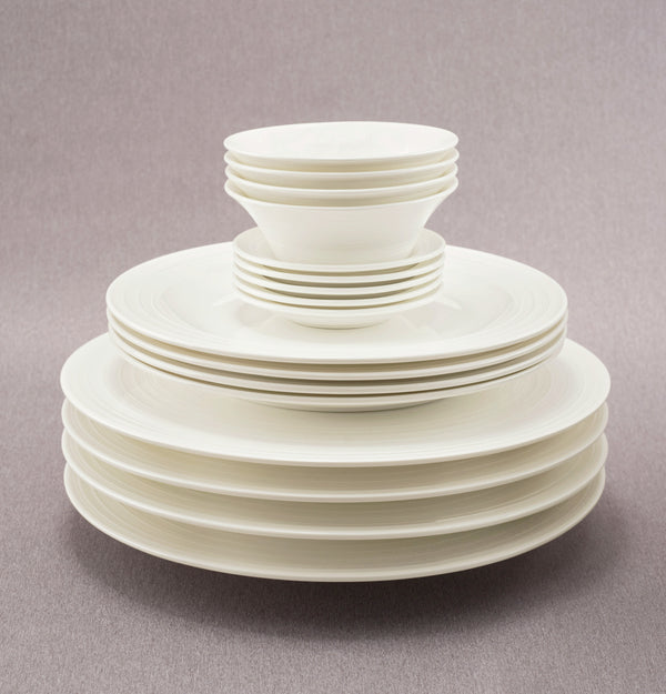 miska Skyline okrągła; 1000ml, 23.5x8.5 cm (ØxW); biel kremowa; okrągły; 4 sztuka / opakowanie