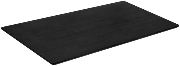 blat Acerios prostokątny; 160x80x2.5 cm (DxSxW); czarny; prostokątny