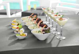 mini miseczka Eos; 195ml, 14.8x8.5x5.8 cm (DxSxW); biały; owalny; 6 sztuka / opakowanie