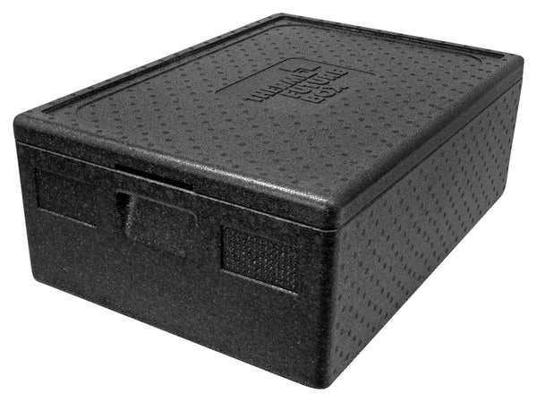 pojemnik uniwersalny z pokrywą; 53000ml, 68.5x48.5x26 cm (DxSxW); czarny