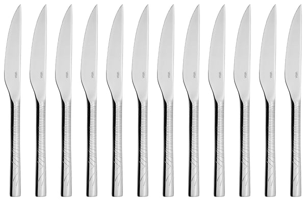 nóż do pizzy/steka Monastir; 22.5 cm (D); srebro, Griff srebro; 12 sztuka / opakowanie