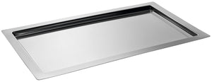 taca Sektion; 53x32.5x1.5 cm (DxSxW); srebro; prostokątny
