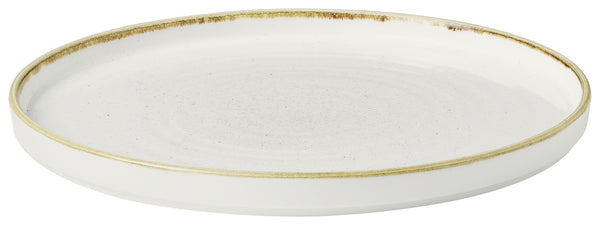 talerz okrągły Stonecast Barley White z podniesioną krawędzią; 26x2 cm (ØxW); biały/brązowy; okrągły; 6 sztuka / opakowanie