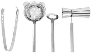 Bar-Tool-Set Idal 4-teilig; szary
