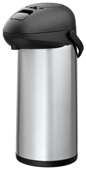 termos Big z układem pompowym 5L; 5000ml, 17x43 cm (ØxW); czarny/srebro