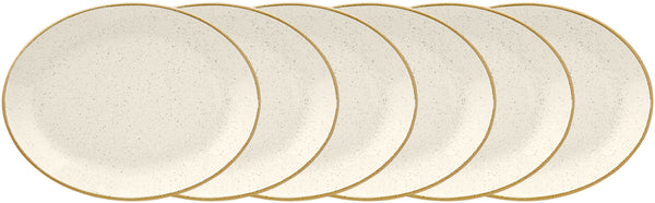 półmisek Sidina owalny; 31x23.5x3.1 cm (DxSxW); beżowy; owalny; 6 sztuka / opakowanie