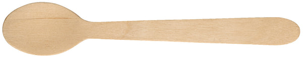łyżka do ziemniaków jednorazowa Pure drewno; 11 cm (D); naturalny; 100 sztuka / opakowanie