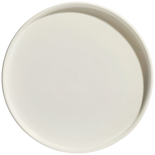 talerz z niskim rantem Skady matowy; 20.5x2.5 cm (ØxW); biel kremowa; okrągły; 4 sztuka / opakowanie