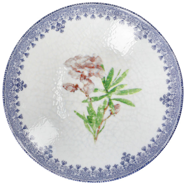 Teller tief Nonna mit Dekor; 700ml, 21.5x5 cm (ØxW); niebieski/biały/rosé; okrągły; 6 sztuka / opakowanie