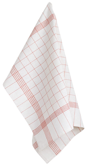 ścierka do naczyń Bremen bawełna; 50x70 cm (SxD); niebieski/czerwony; prostokątny; 10 sztuka / opakowanie