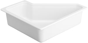 pojemnik GN Melamin GN 3/6; Größe GN 3/6, 35.3x32.5x10 cm (DxSxG); biały