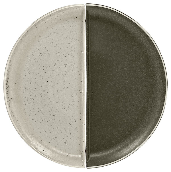 półtalerz płaski Ossora; 27.5x13.5 cm (DxS); beżowy; półokrągły; 4 sztuka / opakowanie