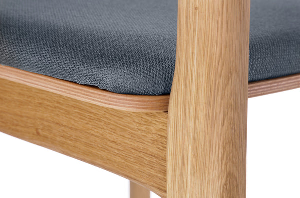 Stuhl Yorin Stoff; 47x55x82 cm (SxGxW); antracyt; 2 sztuka / opakowanie