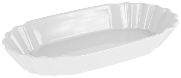 miska z melaminy Kentwood; 360ml, 21x11.5x3.2 cm (DxSxW); biały; 6 sztuka / opakowanie