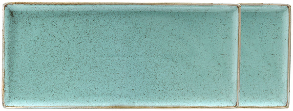 półmisek Sidina prostokątny; 35x16x2 cm (DxSxW); turkusowy; prostokątny; 2 sztuka / opakowanie