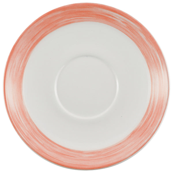 spodek do filiżanki do kawy Brush; 14 cm (Ø); pomarańczowy; okrągły; 6 sztuka / opakowanie