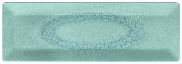 Präsentationsplatte Torto rechteckig; 31x10.5x1.8 cm (DxSxW); turkusowy/niebieski; prostokątny; 6 sztuka / opakowanie