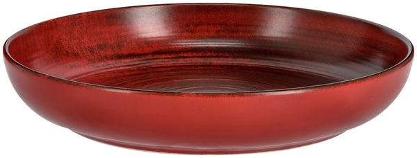 talerz głęboki Etana; 700ml, 22x4 cm (ØxW); czerwony; okrągły; 6 sztuka / opakowanie