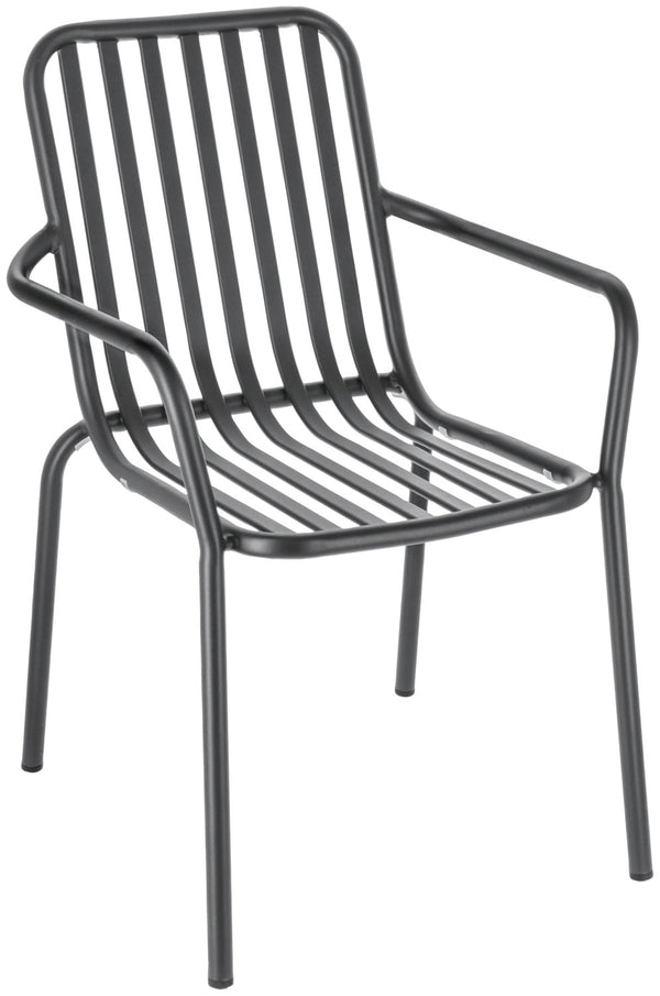 krzesło Merida; 57x64x85 cm (SxGxW); antracyt; 2 sztuka / opakowanie