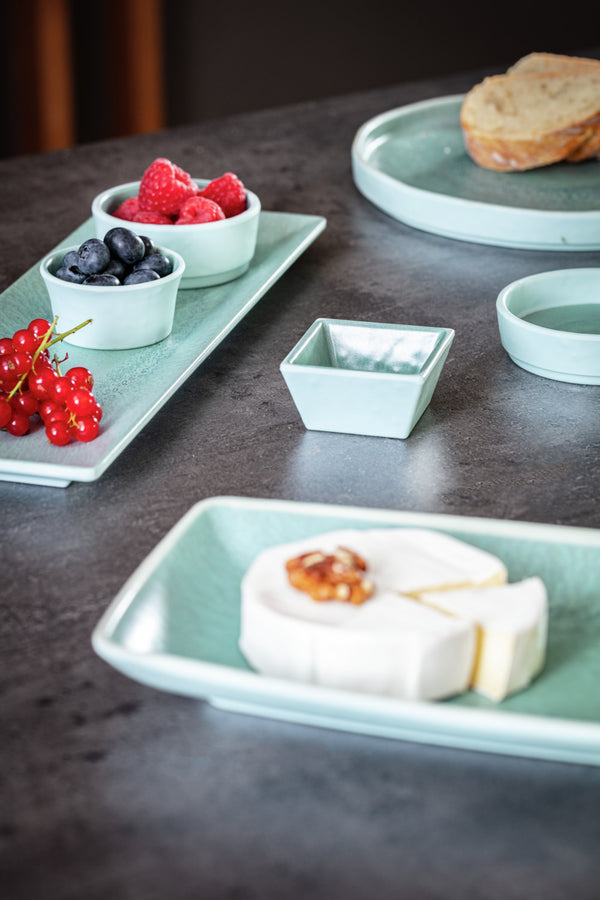 talerz  Torto okrągły; 27x2 cm (ØxW); turkusowy/niebieski; okrągły; 6 sztuka / opakowanie