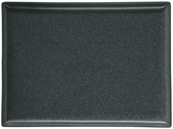 półmisek Masca prostokątny; 27x21x2 cm (DxSxW); czarny; prostokątny; 6 sztuka / opakowanie