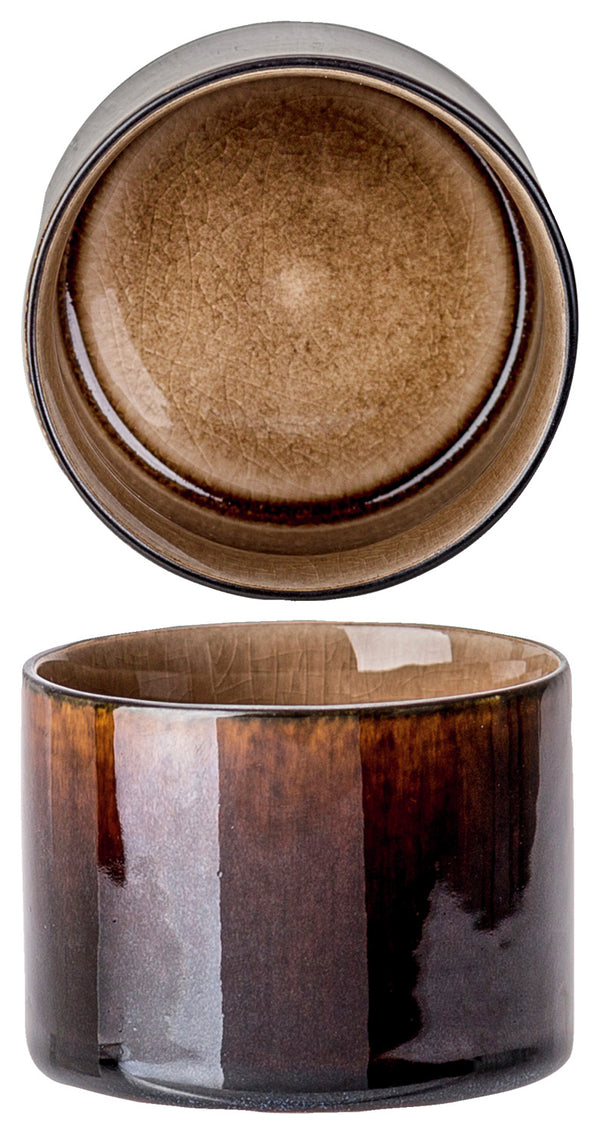 miska Quintana; 200ml, 8x6 cm (ØxW); bursztyn; 12 sztuka / opakowanie