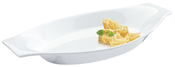 naczynie porcelanowe do zapiekania Carte; 540ml, 30.5x17x3.5 cm (DxSxW); biały; 4 sztuka / opakowanie