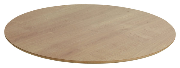 blat Duneo okrągły; 100x2.5 cm (ØxW); dąb/naturalny; okrągły
