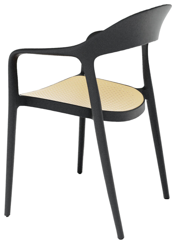 Kunststoffstuhl Curve; 43.5x49x81 cm (SxGxW); siedzisko beżowy