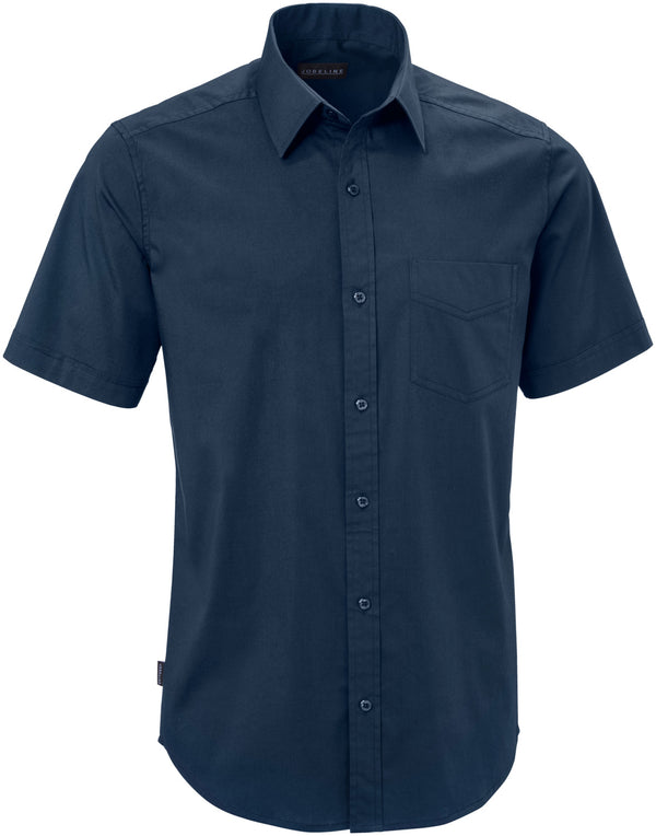 koszula męska Kim krótki rękaw; Kleidergröße 43/44; granat