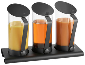 Saft- / Cerealien-Set Buffet WMF Quadro; 29.5x16.7x13.6 cm (DxSxW); czarny