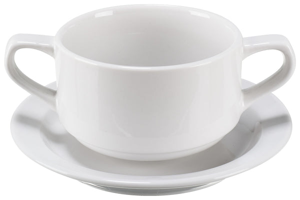 bulionówka Ronda; 250ml, 9.7x6 cm (ØxW); biały; okrągły; 6 sztuka / opakowanie