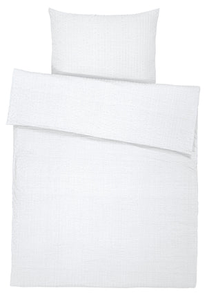 pościel Mallorca zakładka hotelowa; 140x200 cm (SxD), 70x90 cm (DxS); biały