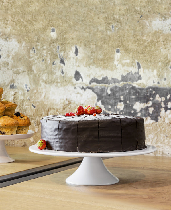 patera Gavia; 32.5x9 cm (ØxW); biały; okrągły