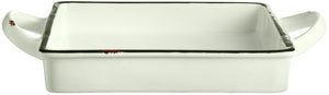 miska do serwowania Liron kwadratowa; 700ml, 18x18x3 cm (DxSxW); biel kremowa/czarny; kwadrat; 4 sztuka / opakowanie