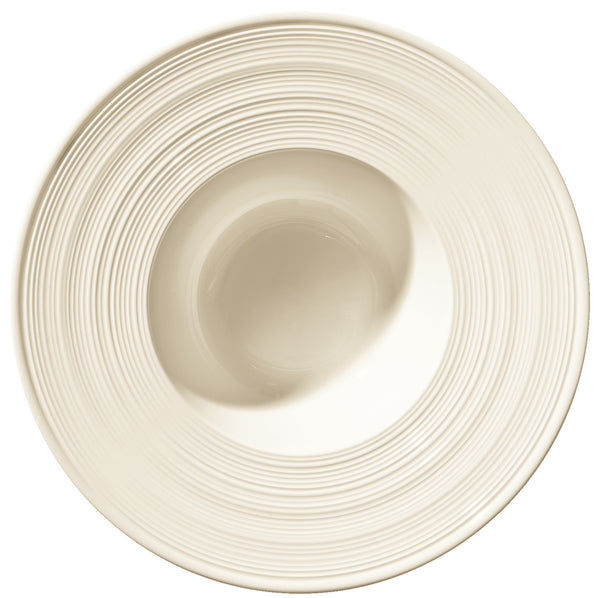 talerz gourmet Skyline; 220ml, 20x5 cm (ØxW); biel kremowa; okrągły; 6 sztuka / opakowanie