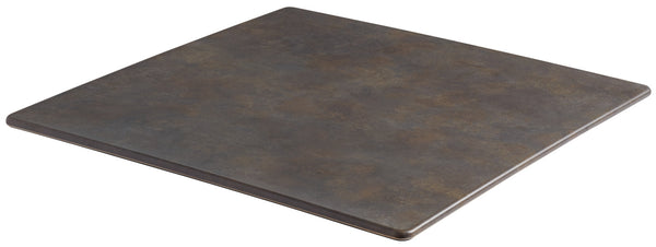 blat Finando kwadratowy; 80x80 cm (DxS); metal antyk; kwadrat