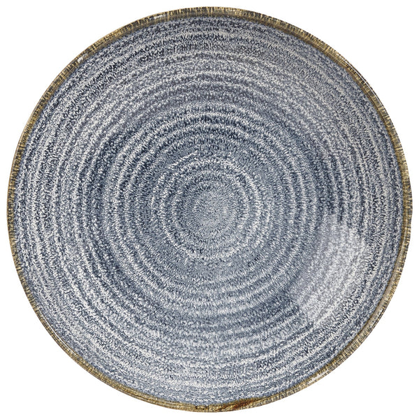 talerz głęboki Studio Prints Slate Blue Coupe; 1136ml, 24.8x3.6 cm (ØxW); niebieski/brązowy; okrągły; 12 sztuka / opakowanie