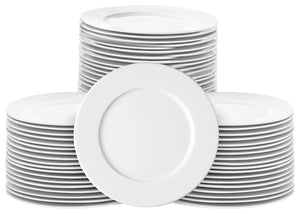 talerz płaski opak. promocyjne; 20 cm (Ø); biały; 50 sztuka / opakowanie