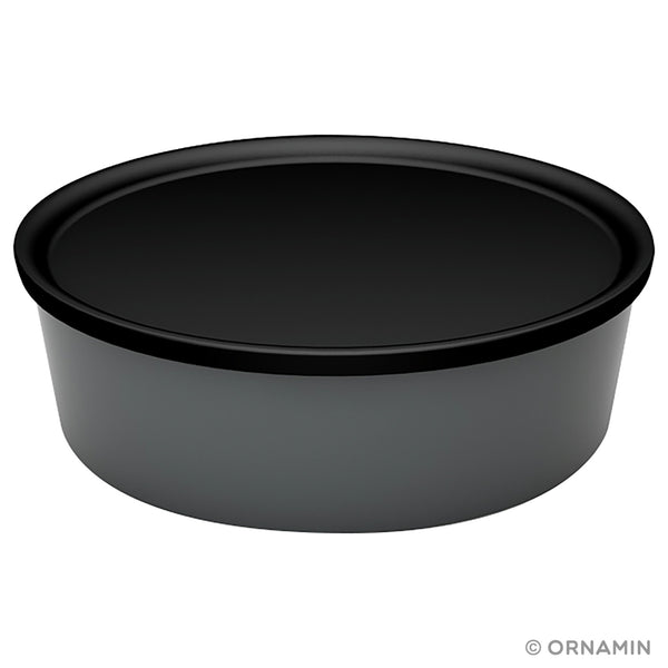 lunch box do wielokrotnego użytku Big Bruno Zero Waste; 1100ml, 20x6 cm (ØxW); antracyt; okrągły; 10 sztuka / opakowanie