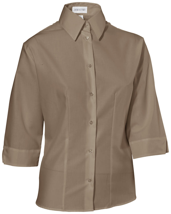 bluzka damska Filipa rękaw 3/4; Kleidergröße 34; taupe