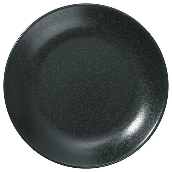 talerz płaski Masca; 18 cm (Ø); czarny; okrągły; 6 sztuka / opakowanie