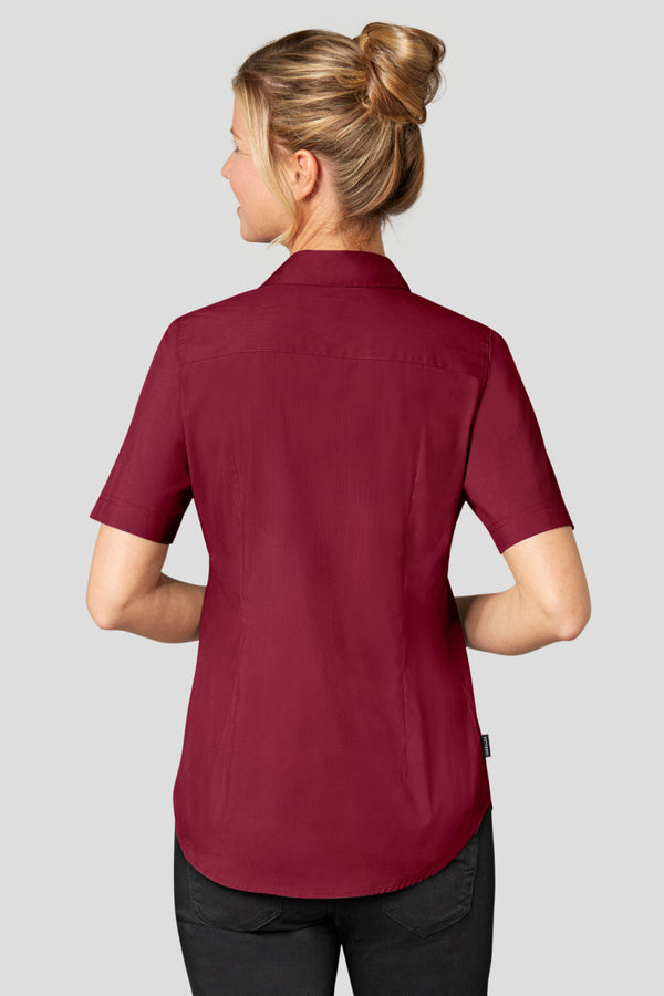 bluzka damska Kim krótki rękaw; Kleidergröße 40; bordo