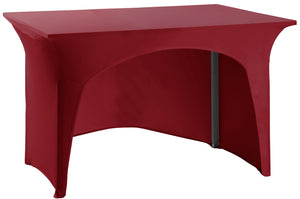 stół bankietowy prostokątny; 120x80x74 cm (DxSxW); Platte buk naturalny, stelaż szary; prostokątny