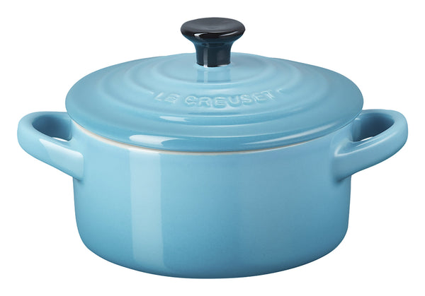 Mini Cocotte 10 cm; 250ml, 10x5 cm (ØxW); niebieski petrol; okrągły