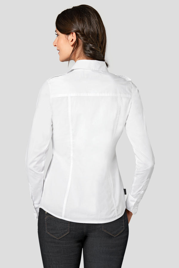 bluzka damska Kate długi rękaw; Kleidergröße 48; biały