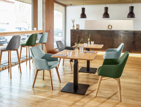 krzesło Arne; 55x57x85 cm (SxGxW); siedzisko antracyt, stelaż dąb/naturalny; 2 sztuka / opakowanie