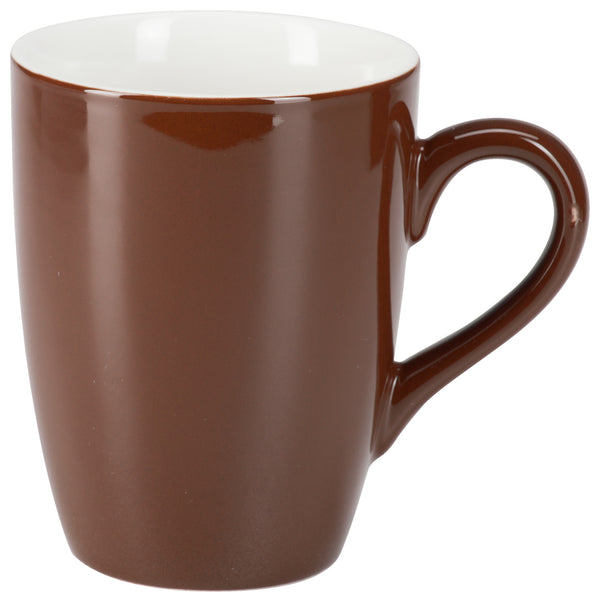 kubek Joy; 330ml, 8x11 cm (ØxW); brązowy; okrągły; 6 sztuka / opakowanie