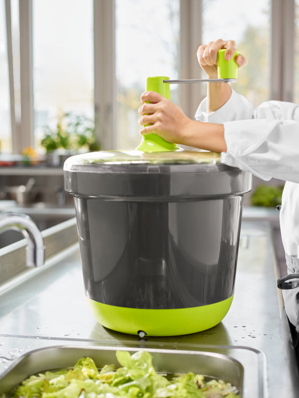 wirówka do sałaty Amanida; 30000ml, 41x58.5 cm (ØxW); zielony/transparentny/szary